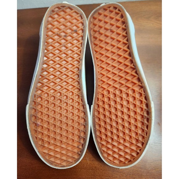 Vans Skate Shoes Mens 6.5 Womens 8 Tan Low Top Canvas Sneakers Casual 721278 - Picture 7 of 8